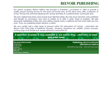 Tablet Screenshot of belvoir-publishing.co.uk
